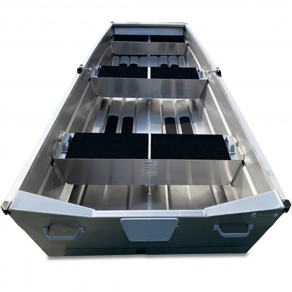 Flatbottnad aluminiumb�t 3,5m | F�r 3 personer | 2mm skrovtjocklek | Lyfco