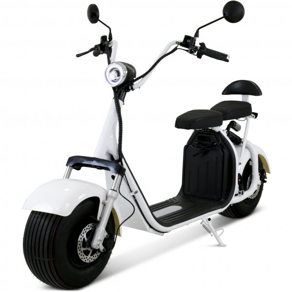 Fatscooter 2000W - LG litiumbatteri - Vit