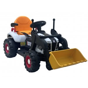 Eltraktor för barn 6V | Grävskopa | 4,5Ah | Röd/Svart Eltraktor för barn 6V | Grävskopa | 4,5Ah | Röd/Svart