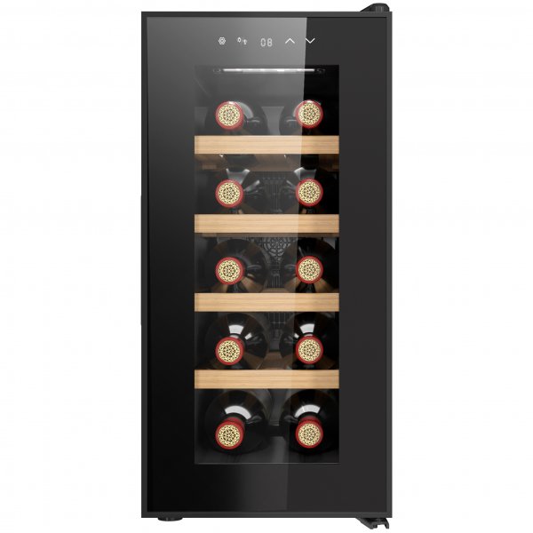 Vinkyl 10 flaskor | Extra tystgende | LED-belysning | 26,5cm smal