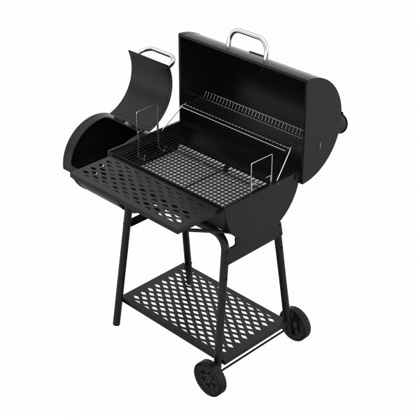Kombinerad kolgrill & rk med skorsten och sidotunna | 2026 Memphis