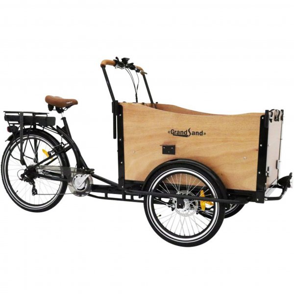 L�dcykel El | 6 v�xlar | 250W - 12,8Ah Panasonic litiumbatteri - Brun