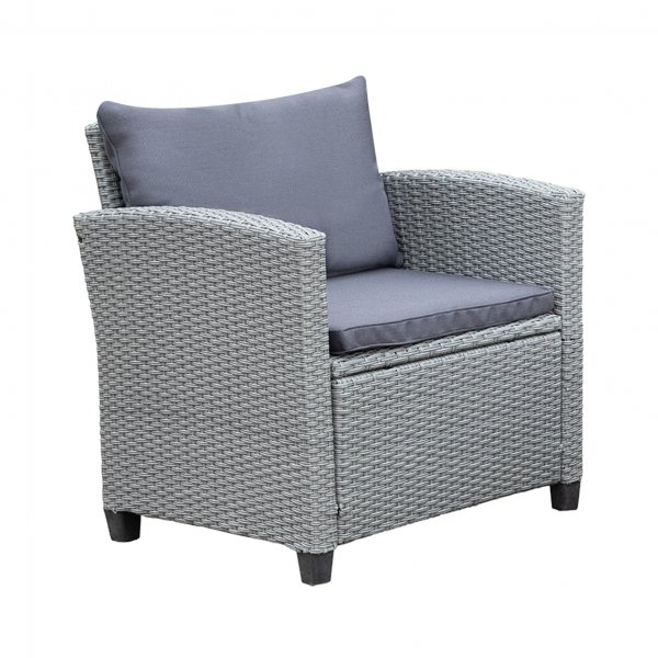 Exklusiv Loungegrupp | H�rnsoffa med bord | Gr� konstrotting | Stockholm