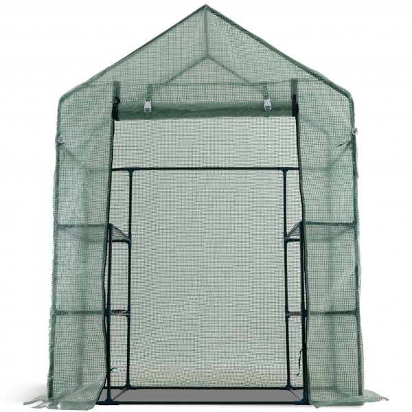 Litet plastväxthus 1m² | Stålram med PE-plastöverdrag Litet plastväxthus 1m² | Stålram med PE-plastöverdrag