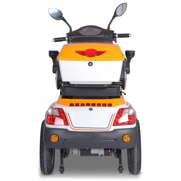 Promenadscooter 1100W | Terränghjul | Orange/Vit Promenadscooter 1100W | Terränghjul | Orange/Vit