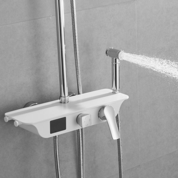 Takduschset komplett paket | Chrissy - Krom Takduschset komplett paket | Chrissy - Krom