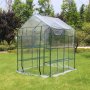 Plastvxthus 2m | Stlram med PVC-verdrag