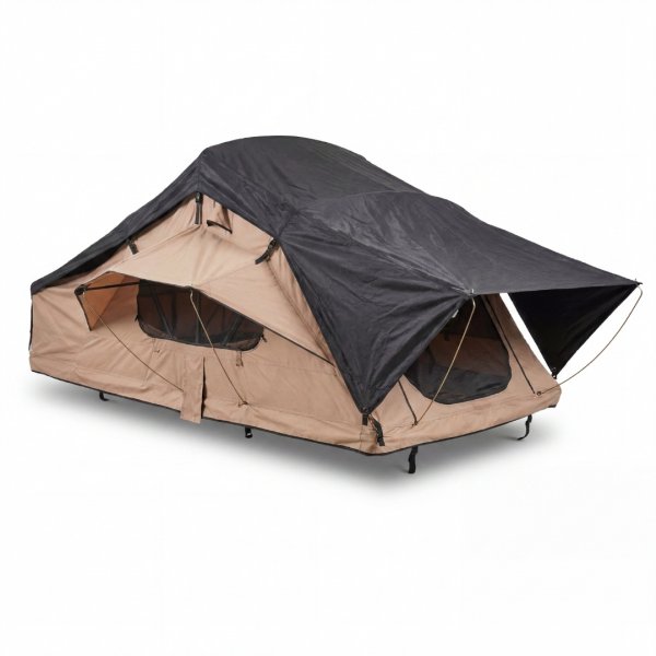 Takt�lt Softshell 240�160 cm | 10 000 mm vattent�tt | Madrass & stege ing�r | Trekkrunner