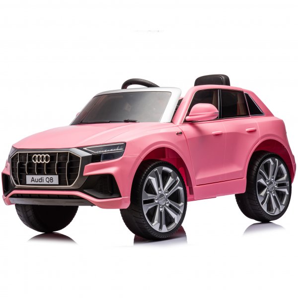 Elbil för barn Audi Q8 2x35W 12V7Ah| Rosa Elbil för barn Audi Q8 2x35W 12V7Ah| Rosa