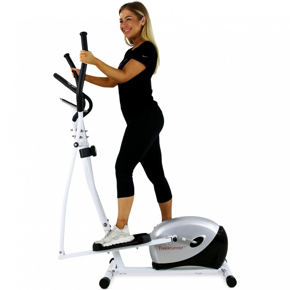 Crosstrainer | 6kg svänghjul | Trekkrunner TR32H | vit | Kraftig crosstrainer för hemmabruk