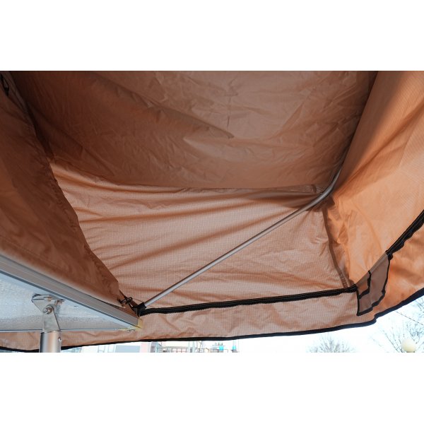 Takt�lt Softshell 240�160 cm | 10 000 mm vattent�tt | Madrass & stege ing�r | Trekkrunner