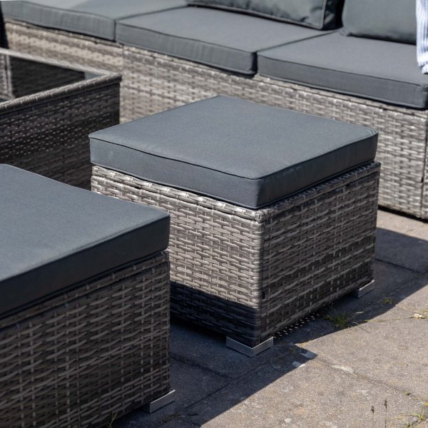 Exklusiv loungegrupp | Inbyggd förvaring | Grå konstrotting | Djursvik Exklusiv loungegrupp | Inbyggd förvaring | Grå konstrotting | Djursvik