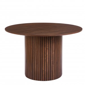 Runt matbord 120 cm i valn�t med plats f�r 4�5 personer | Ludvig