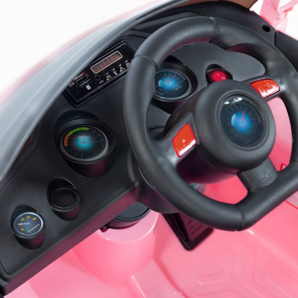 Elbil för barn | 12v - 2x25W | Cab - Rosa Elbil för barn | 12v - 2x25W | Cab - Rosa