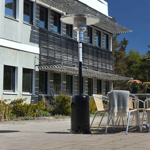 Terrassvärmare 12kW | Stående | Svart Terrassvärmare 12kW | Stående | Svart
