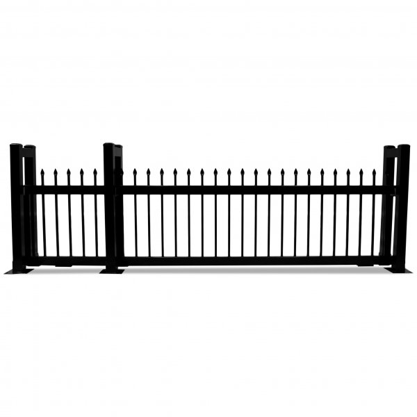 Skjutgrind i smide 120x350cm Skjutgrind i smide 120x350cm