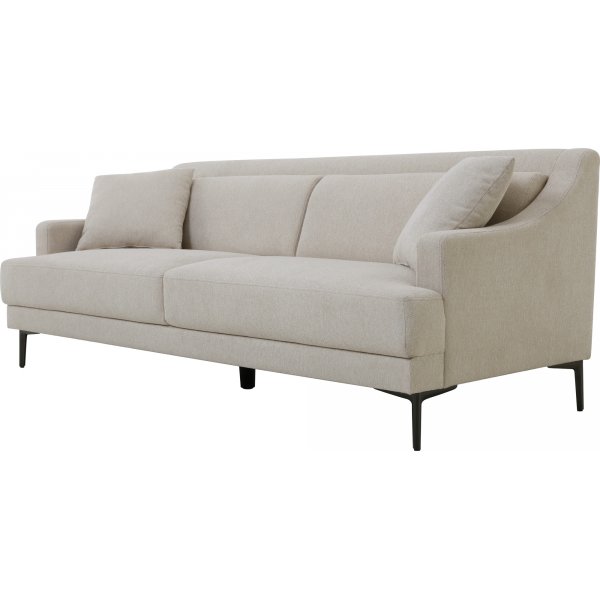 Soffa 3-sits | Eukalyptusträ, polyester & metallben | Hanna Soffa 3-sits | Eukalyptusträ, polyester & metallben | Hanna