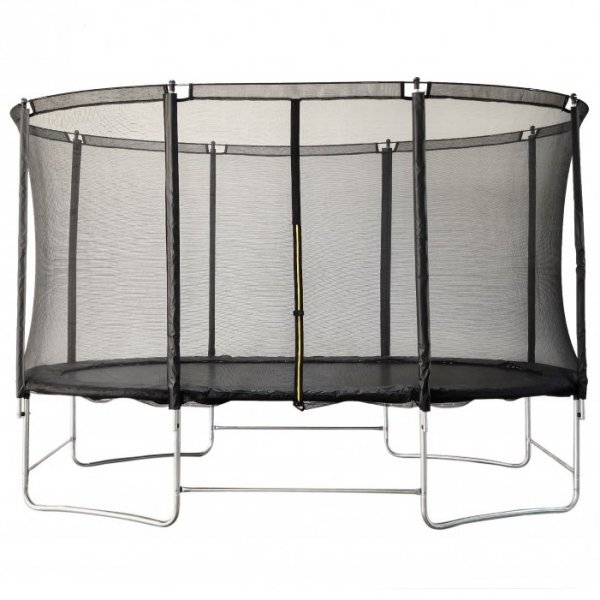 Oval Studsmatta | 2,44 x 3,96 m | Svart Oval Studsmatta | 2,44 x 3,96 m | Svart