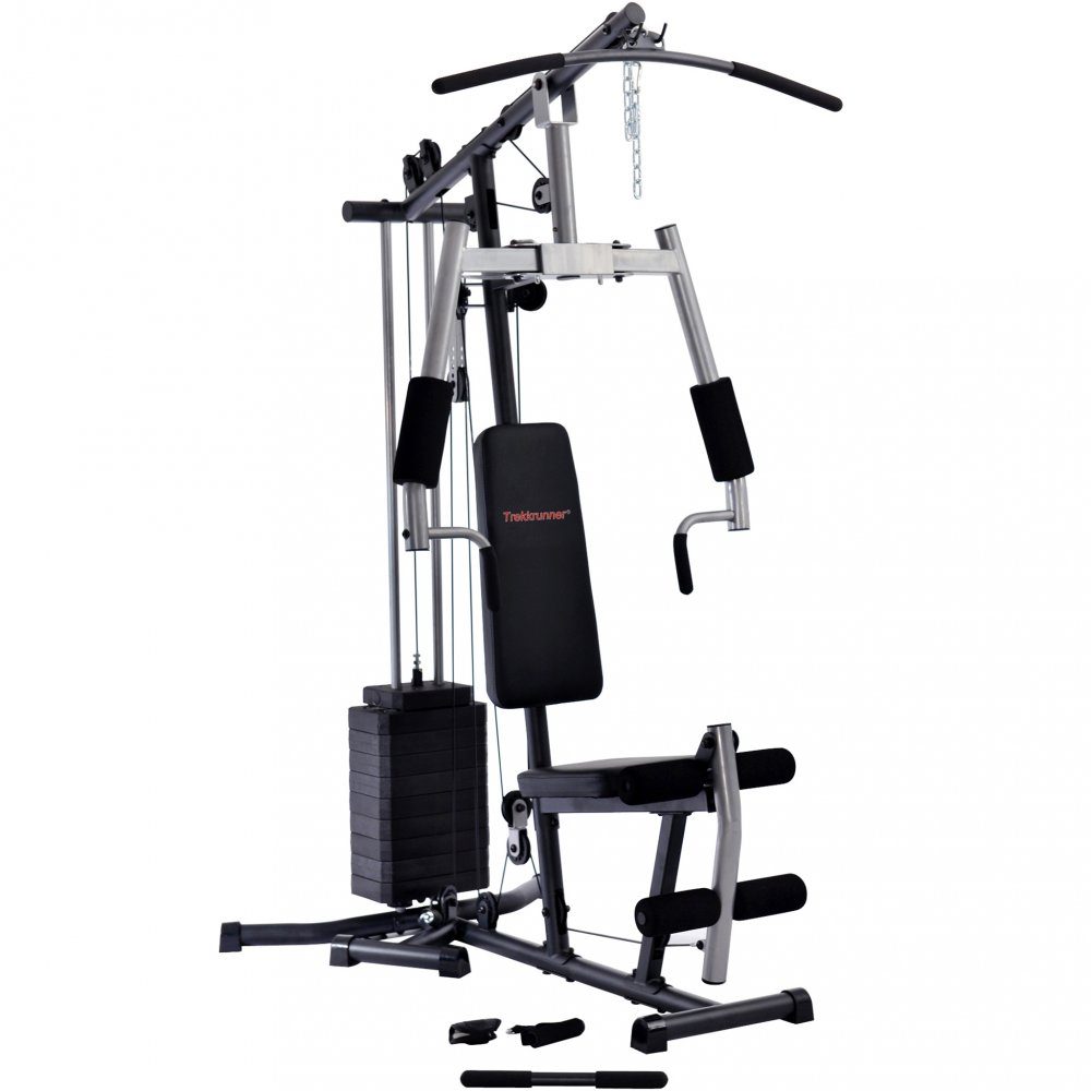 Hemmagym Slim-trainer Komplett paket med 45kg vikter Slimmat hemmagym som tar liten plats