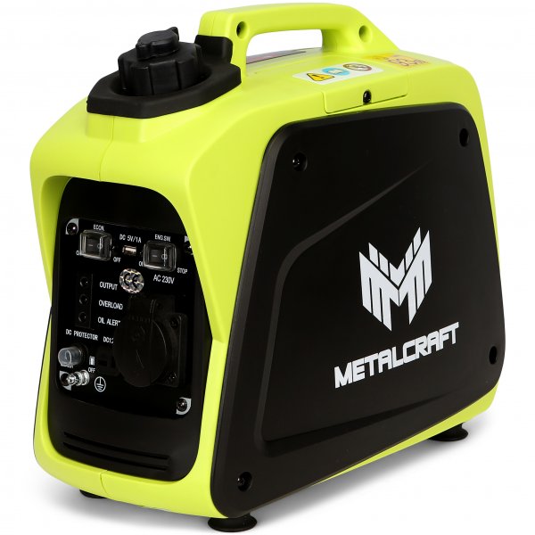 Digitalt elverk 1000W | Portabel med USB-port | Metalcraft + Paket mbeltassar