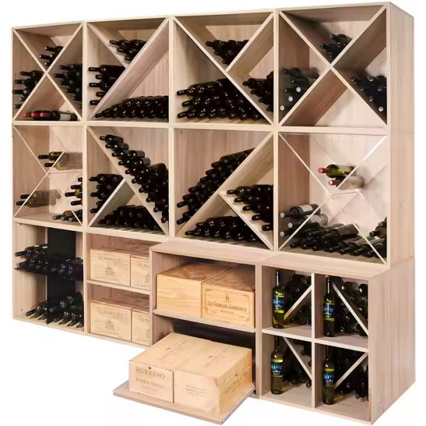 Diagonal vinhylla fr 24 flaskor | 60x30 cm | Arvino