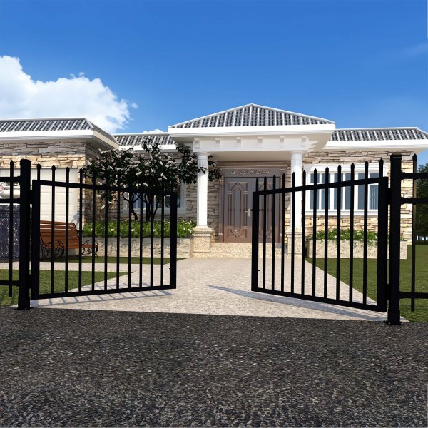 Smidesgrind 120x300cm | Dubbelgrind | Smedsbyn Smidesgrind 120x300cm | Dubbelgrind | Smedsbyn