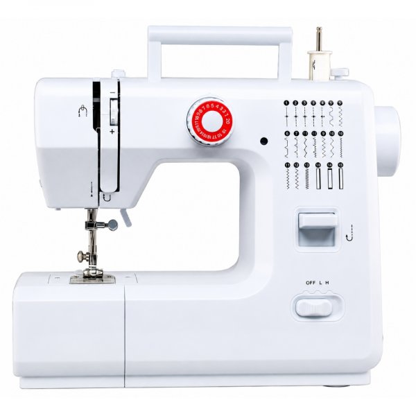Symaskin Elektrisk | 20 S�mmar & 4-stegs Knapph�l | LED-belysning | Vit