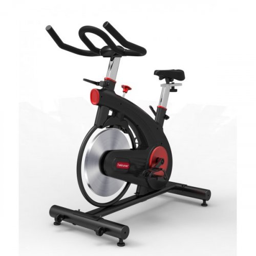 Tr&auml;ningscykel Justerbar sits & styre Tr&auml;ningsdator, pulsm&auml;tare & mobilh&aring;llare Trekkrunner
