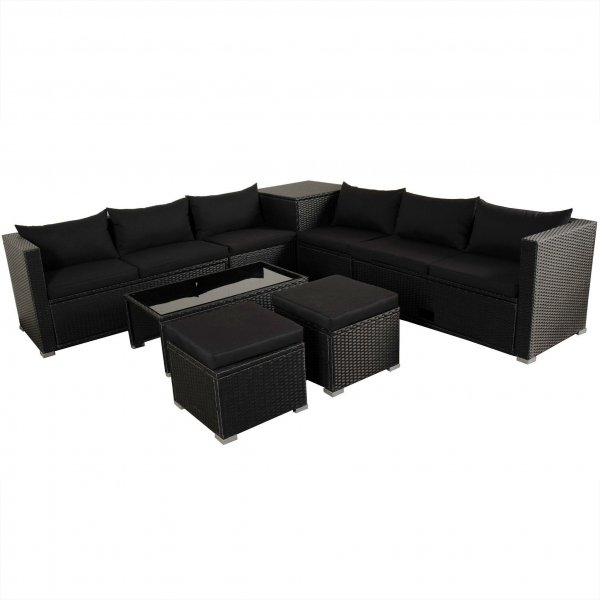 Exklusiv loungegrupp | Inbyggd förvaring | Svart konstrotting | Djursvik 2024 Exklusiv loungegrupp | Inbyggd förvaring | Svart konstrotting | Djursvik 2024