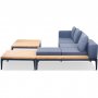 Loungegrupp fr trdgrden | Teak och aluminium | Lyfco Bjrkskr