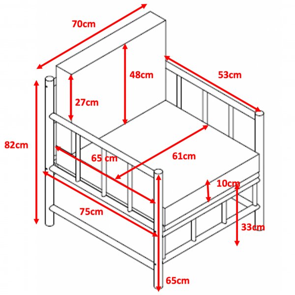 Loungegrupp/soffgrupp i bambu | Dynor med avtagbar klädsel | Lovön Loungegrupp/soffgrupp i bambu | Dynor med avtagbar klädsel | Lovön